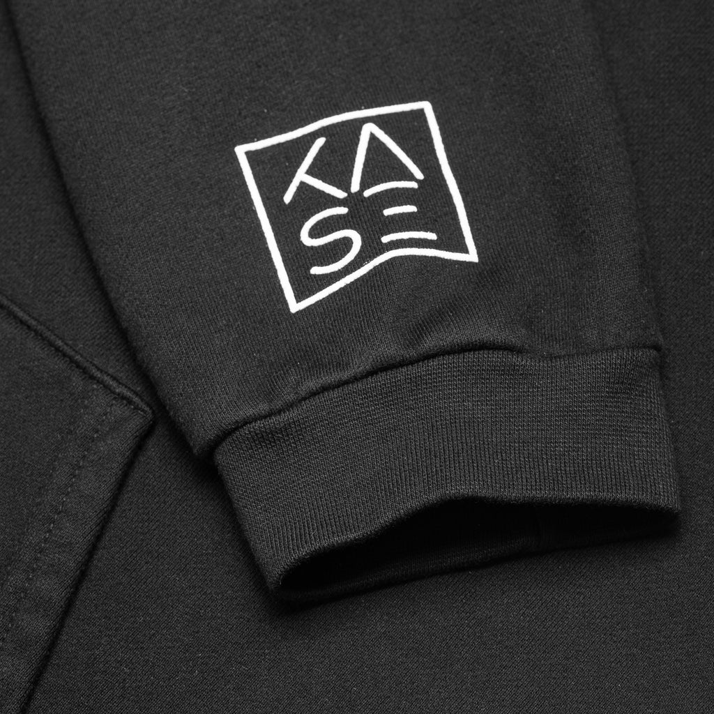 KASE Classic Sweatshirt, sleeve logo detail